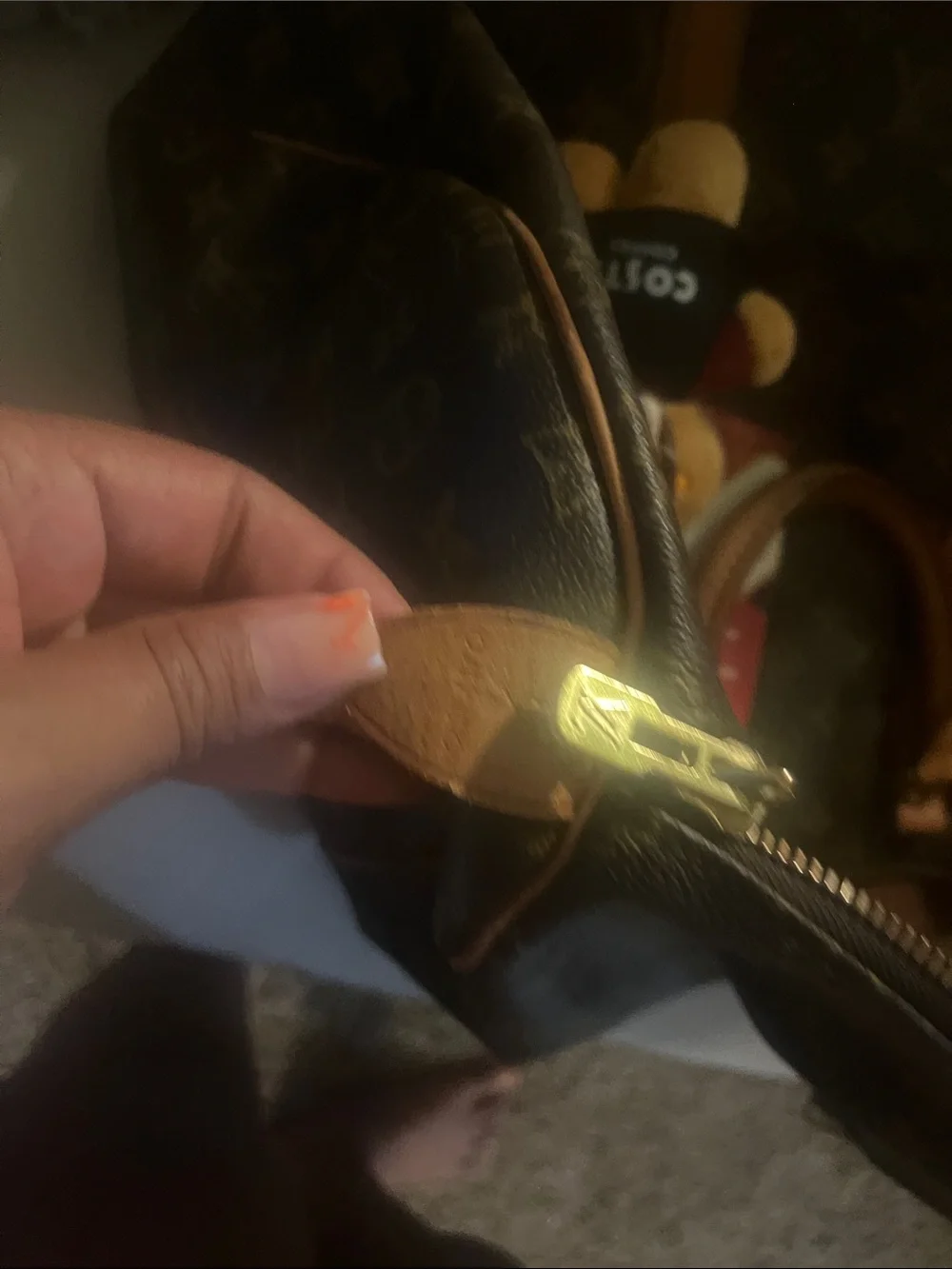 Authentic Louis Vuitton Monogram Travel Holdall in Brown and Tan